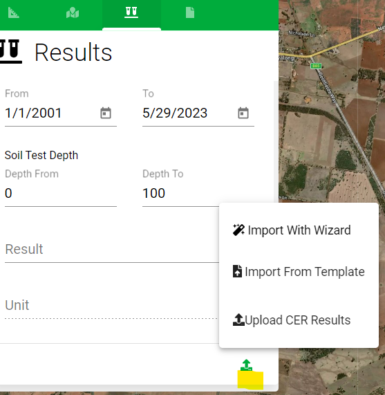 Importing Historical Soil Sample Data